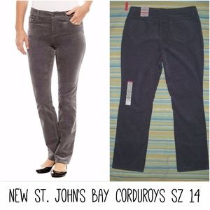 jcpenney st john's bay corduroy pants