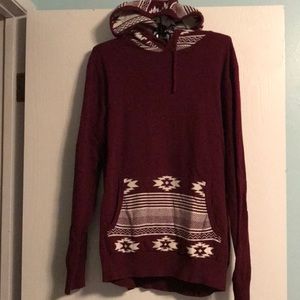 🎅🏼Sale🎄Soft knit Aztec Native print hoodie