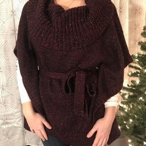 Plum Sweater Wrap