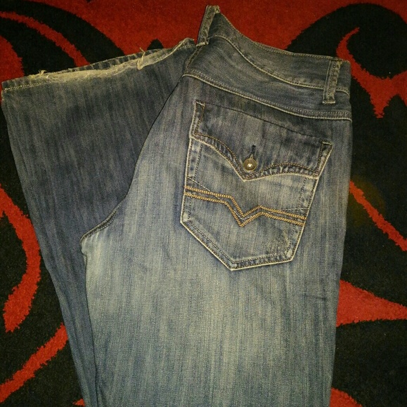 Men's GUESS JEANS 34/32 Bootcut - Picture 3 of 3
