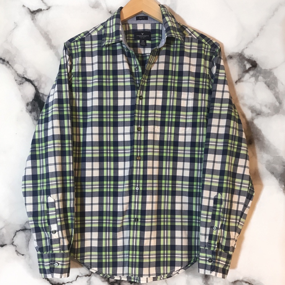 American Eagle Men’s Prep Fit Button Up