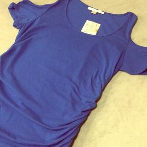 Boston proper blue top