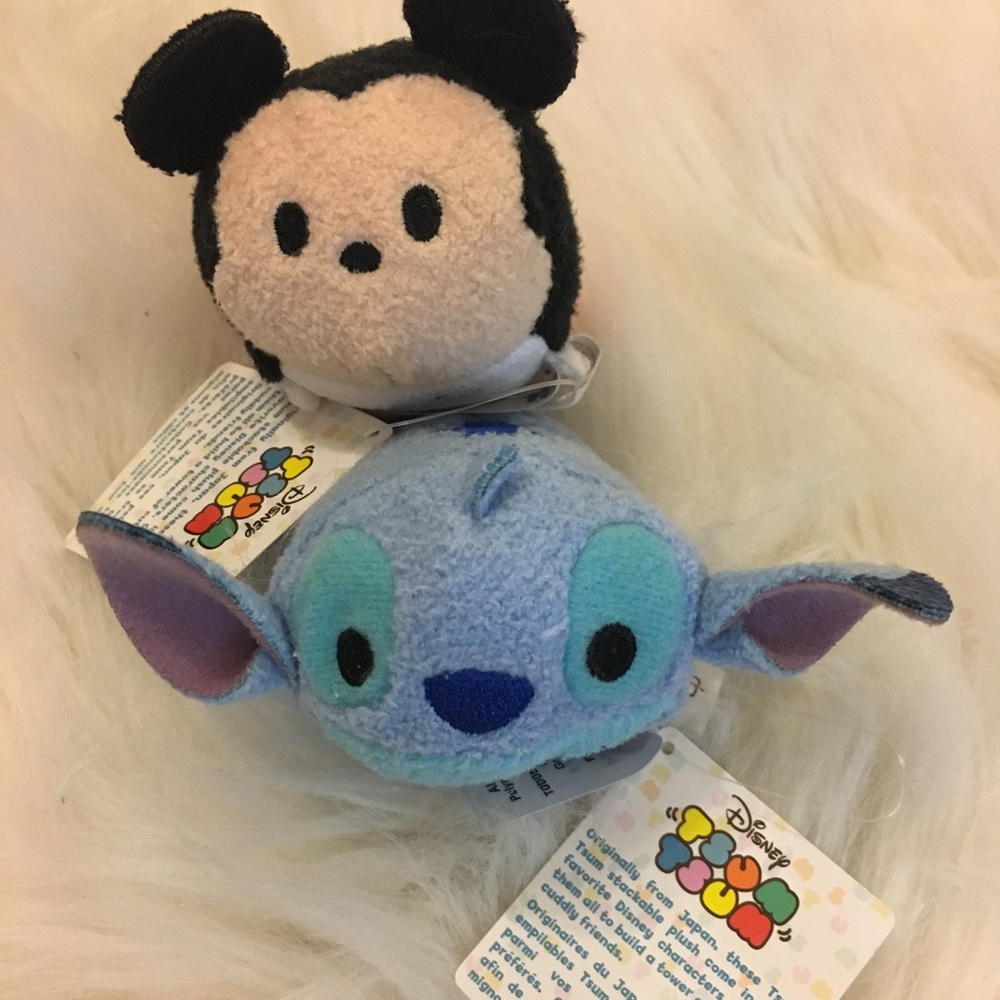 NWT Disney Tsum Tsums Minnie and Stitch