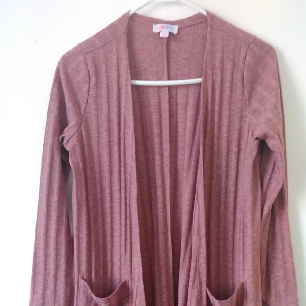 SOLD Sarah Mauve Ribbed Small BNWOT