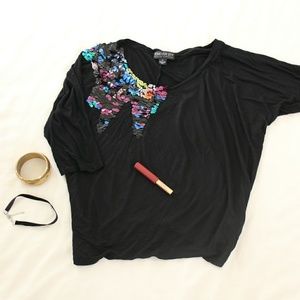 Forever 21 plus size black blouse