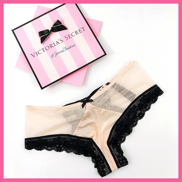 •Victoria’s Secret• Glitter Bow Back Panty - Picture 3 of 3