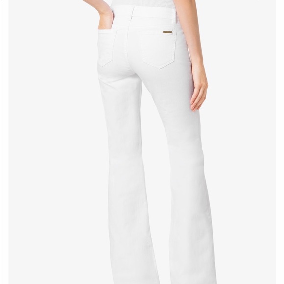 Michael Kors White Flared Jeans - Picture 2 of 5