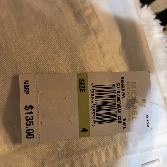 Michael Kors White Flared Jeans - Picture 4 of 5