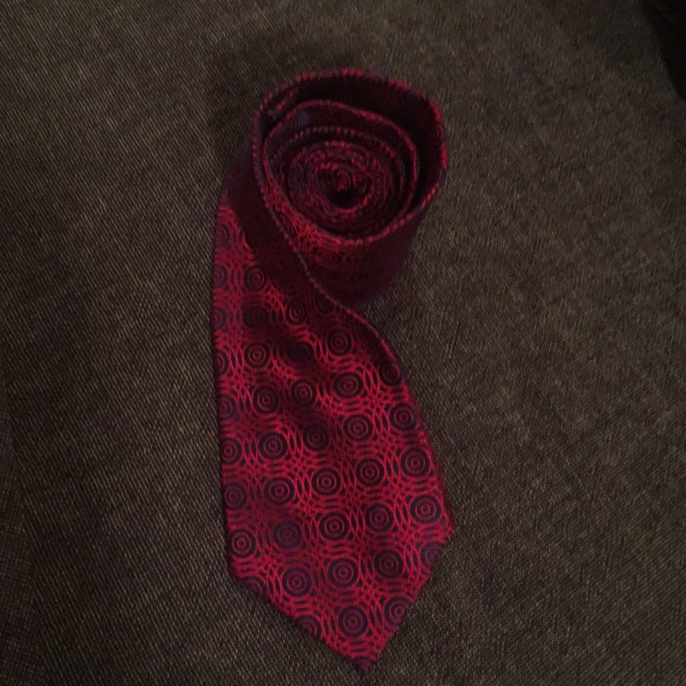 Ben Sherman geometric iridescent men's tie