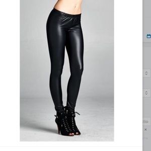 Bundle - Faux leather leggings (2 large, 1 medium)