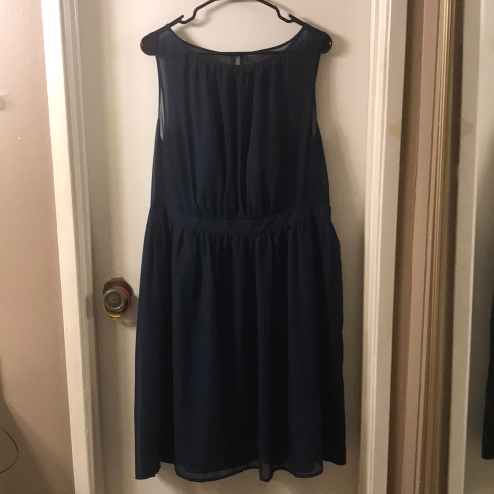 Navy blue dress