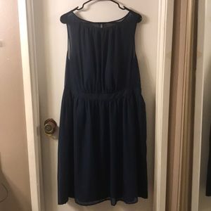 Navy blue dress