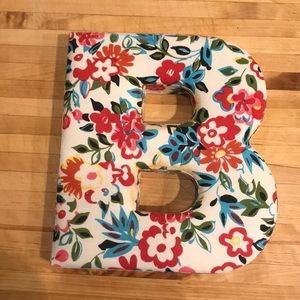DecoratIve letter B from Anthropologie