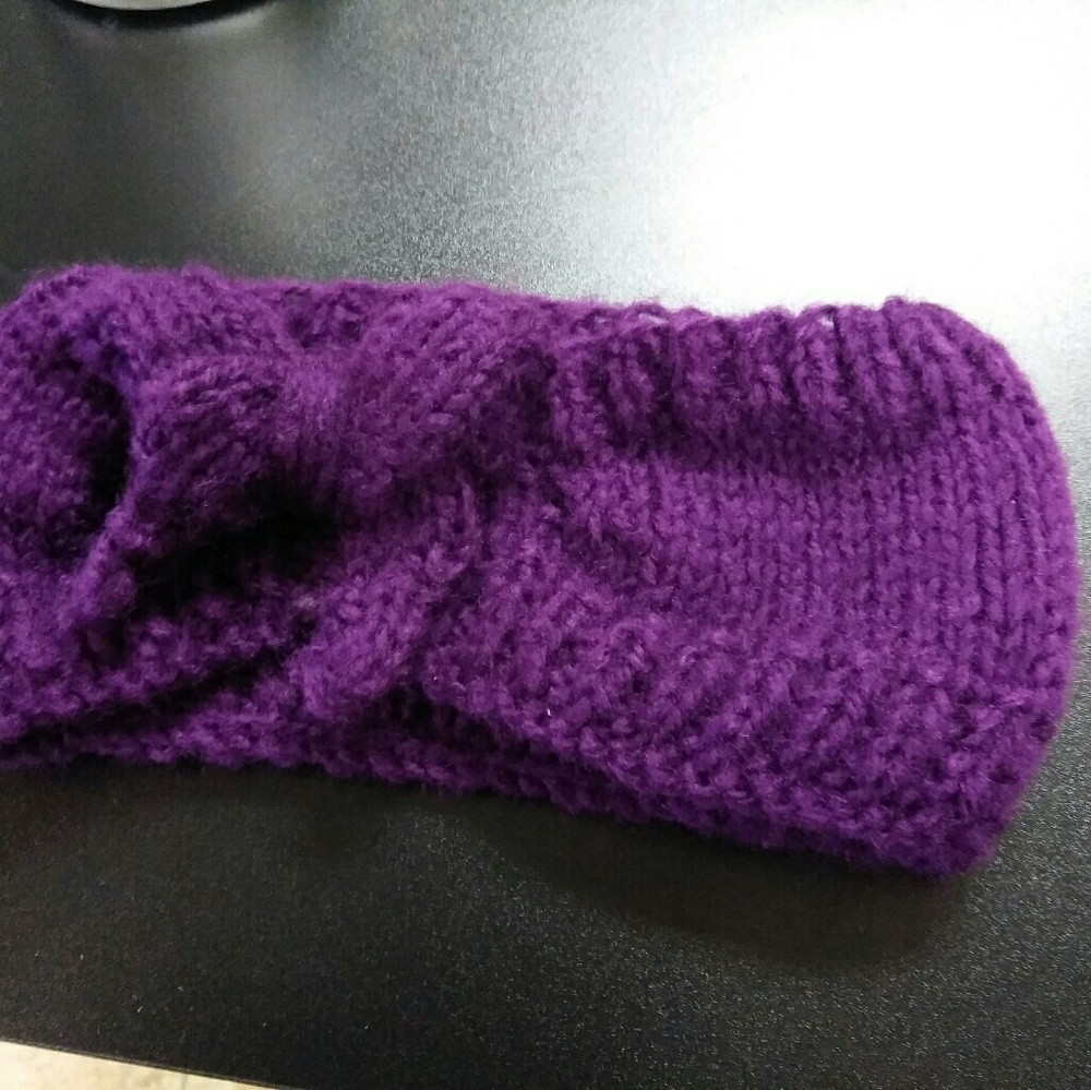 Purple Headband home made