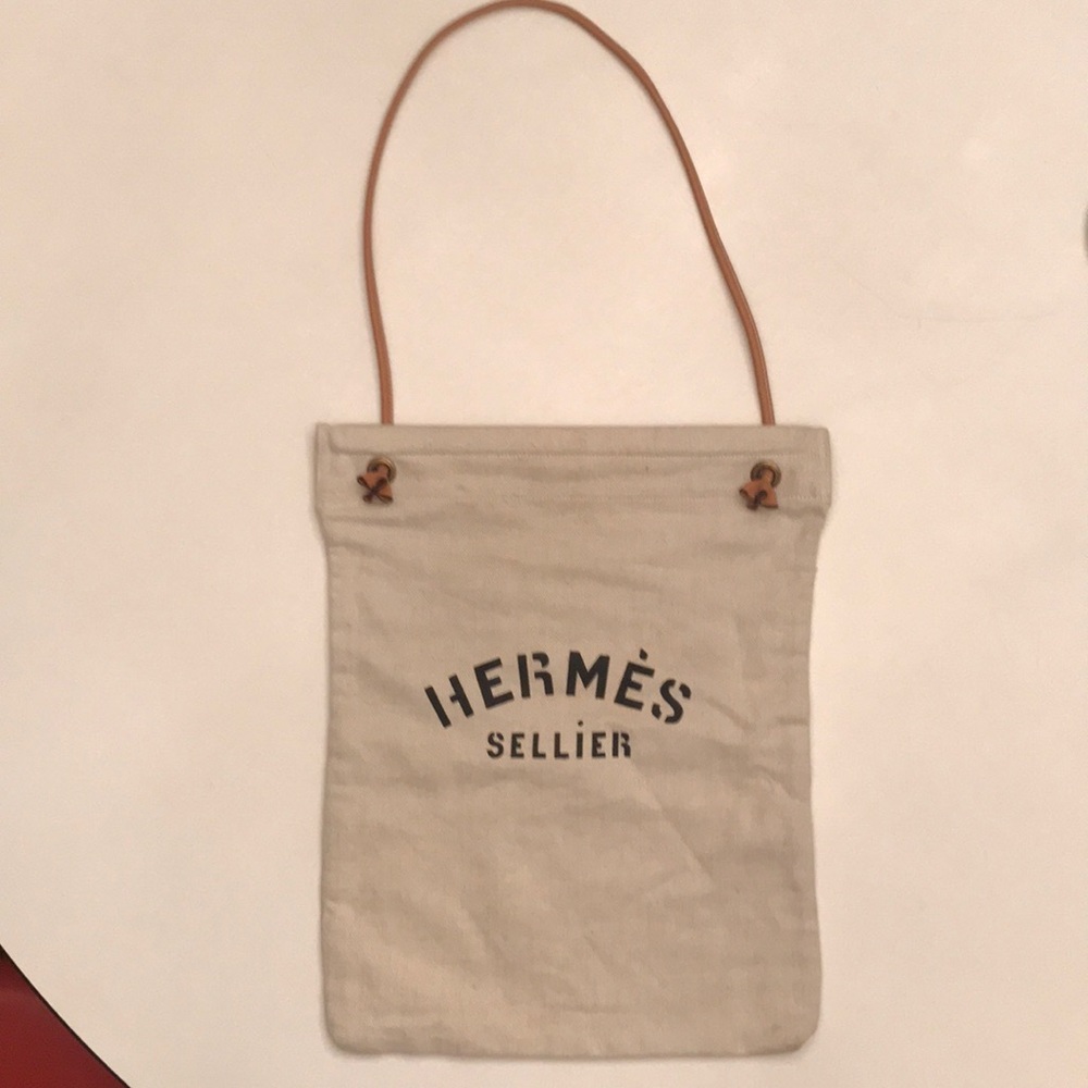 Authentic Hermes Sellier Tote Bag