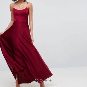 Brand new with tags. Square neck cami maxi dress!!