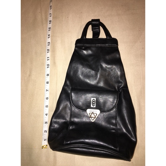 VINTAGE GUESS BADASS LILโ LEATHER UNISTRAP PURSEโผ๏ธ - Picture 5 of 6