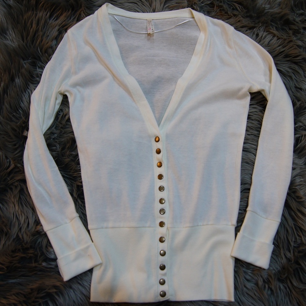 White boutique Cardigan