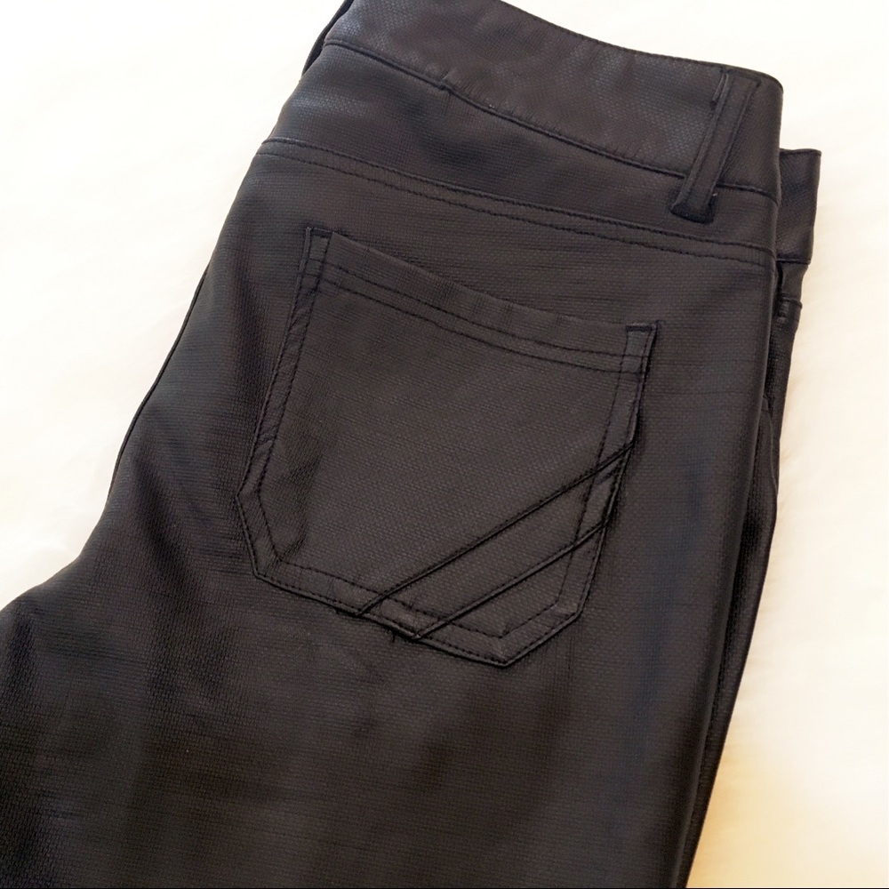 🖤SOLD🖤2B Bebe Black Skinny Pants Size 28 - Picture 3 of 7
