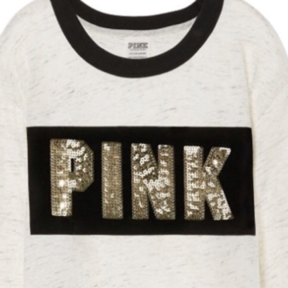 NWT Victoria’s Secret Pink BLiNG campus crew