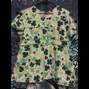 Shamrock Scrub Top