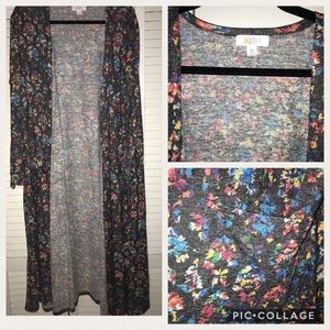 LuLaRoe Sarah calf length cardigan