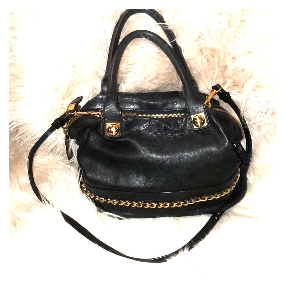 Chloe Black Gold Chained Bag