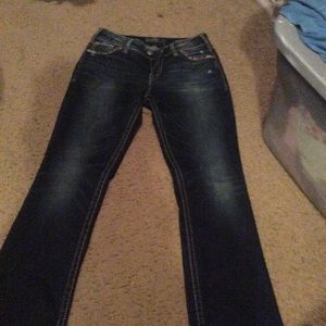 Dark wash jeans
