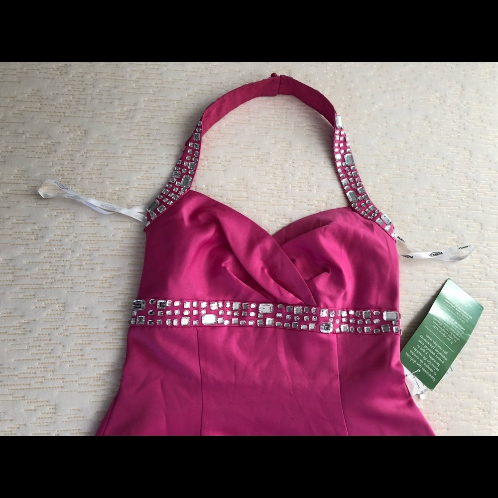 ROBERTA Bridesmaid Dress, Prom, Evening, Formal - Hot Pink Gown, Size S (2-4) - Picture 4 of 9