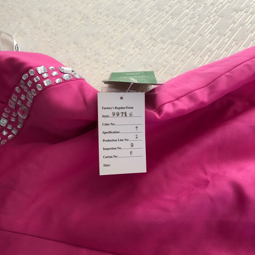 ROBERTA Bridesmaid Dress, Prom, Evening, Formal - Hot Pink Gown, Size S (2-4) - Picture 9 of 9