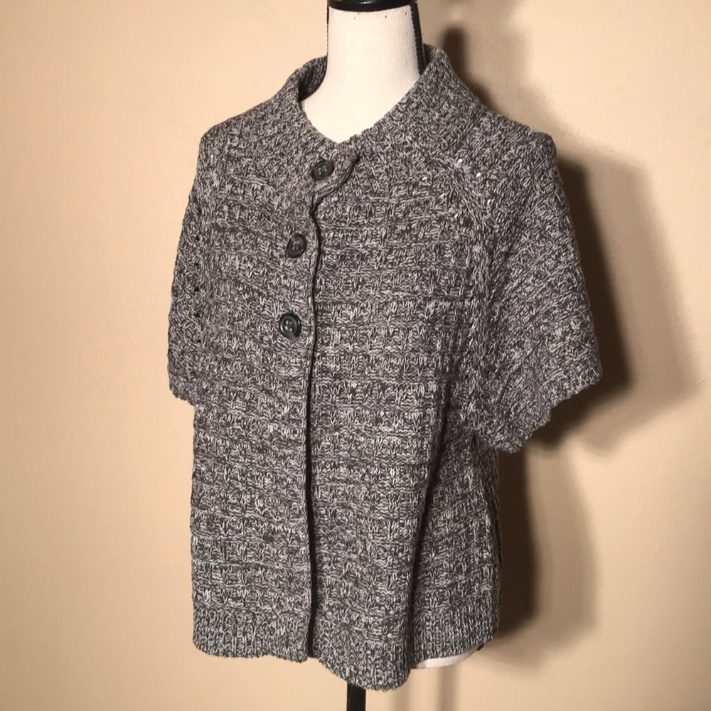 Women’s black and white sweater