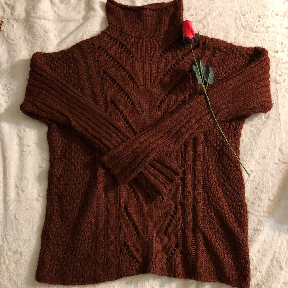 Cable knit sweater!
