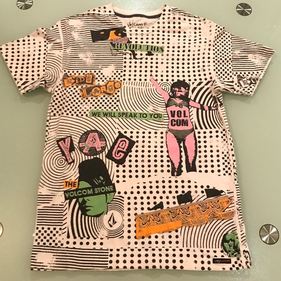 Volcom Stone Co. All Over Print Tee - Picture 1 of 2