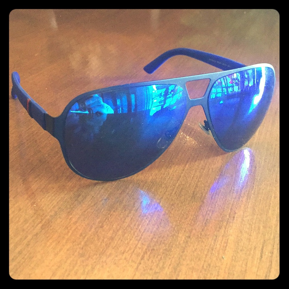 Gucci Aviator Sunglasses (Blue)