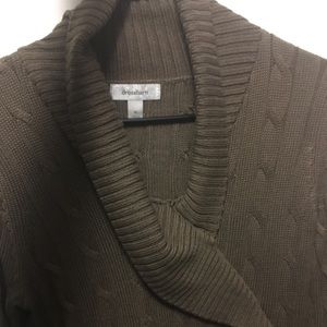 Knee length sweater dress