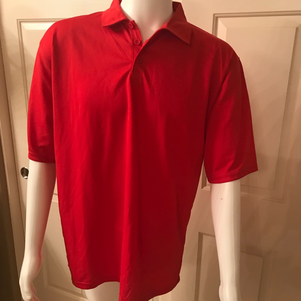 💥HP💥NWOT; Men’s Impact Sports Red Polo