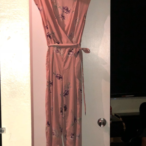 SIENNA SKY LIGHT PINK FLORAL JUMPER - Picture 2 of 4