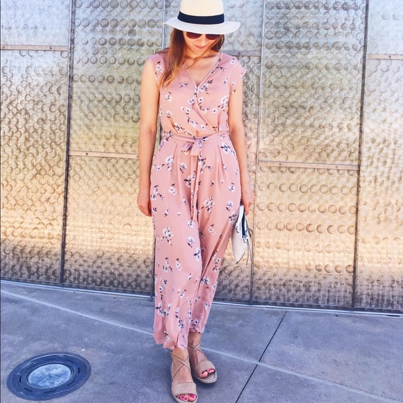 SIENNA SKY LIGHT PINK FLORAL JUMPER - Picture 4 of 4