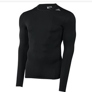 Black Adidas w/ blue pirates logo Techfit tight