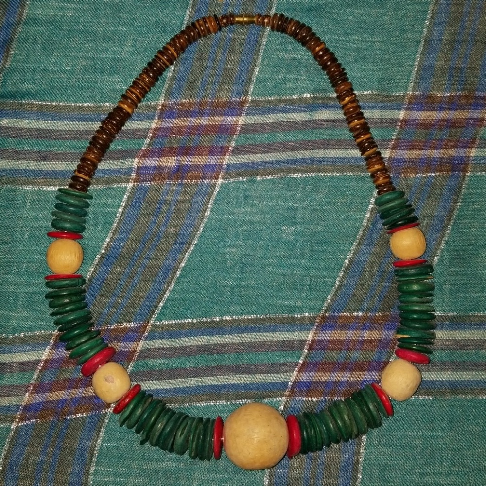 Hand made beaded necklace from bermuda