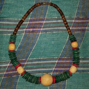 Hand made beaded necklace from bermuda
