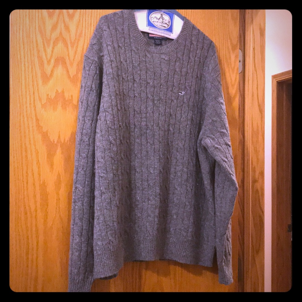 Vineyard Vines Wool Gray Sweater