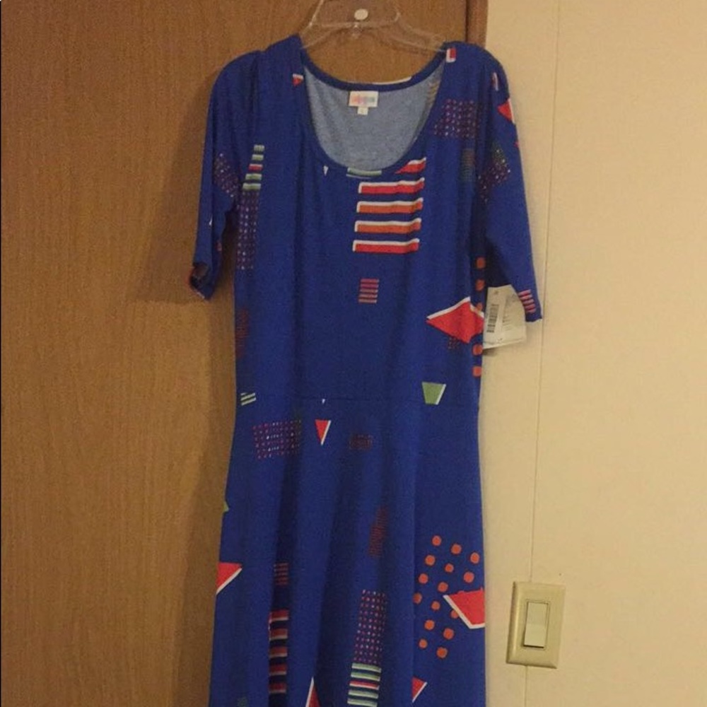 Large bnwt blue Ana dress