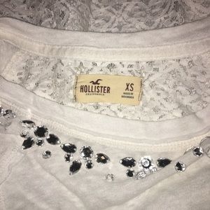 Long sleeve white top