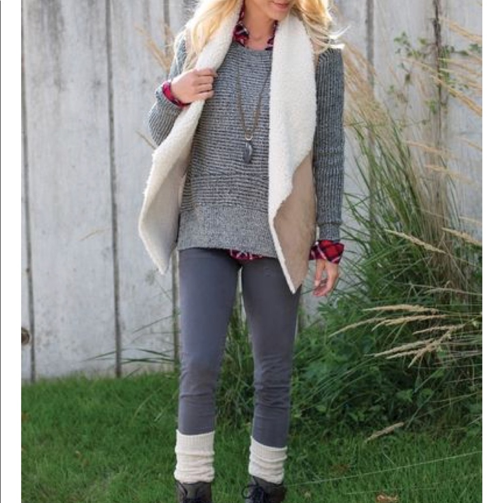 Faux fur vest