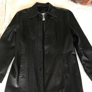 Napa leather black jacket