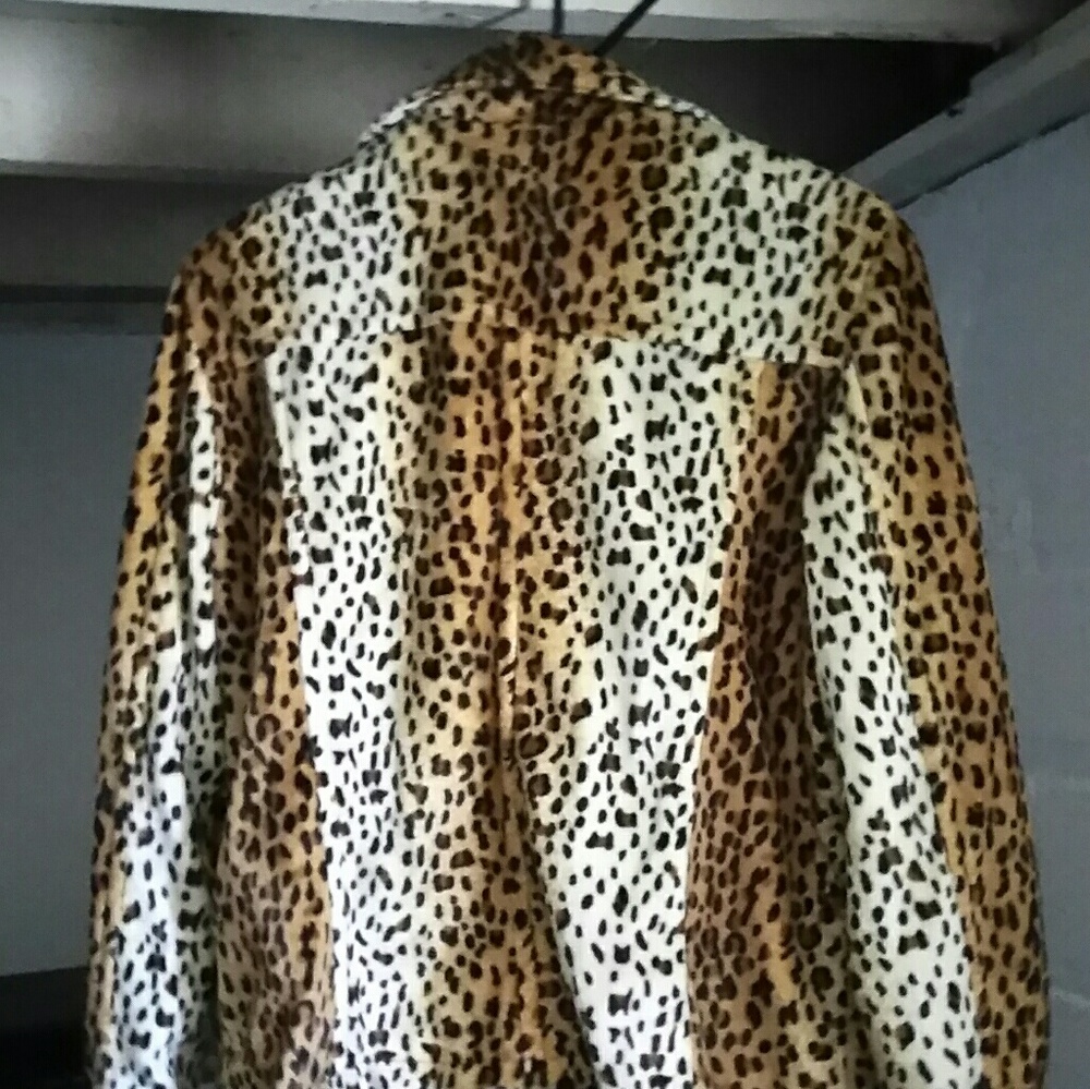 Leopard print jacket