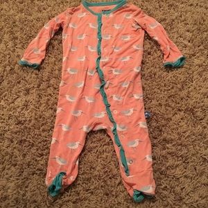 Kickee Pants Ruffle Coverall