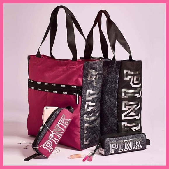 •Victoria’s Secret PINK• Tote + Tech Pouch bag - Picture 2 of 2