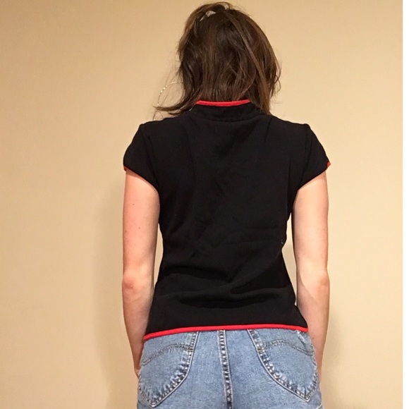 VINTAGE BLACK AND RED ASIAN BABY TOP ๐โฃ๏ธโผ๏ธ - Picture 2 of 3